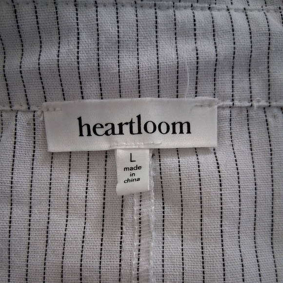 Heartloom/ Felix Shirt Dress/ MIDI/ Tie Waist/ Size US L - Picture 9 of 14